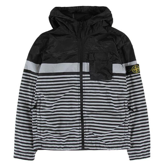 Stone island metallic hot sale ripstop hooded jacket