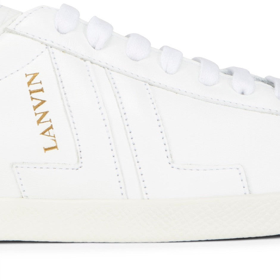 Lanvin White Logo Sneakers Mens Trainers Lanvin