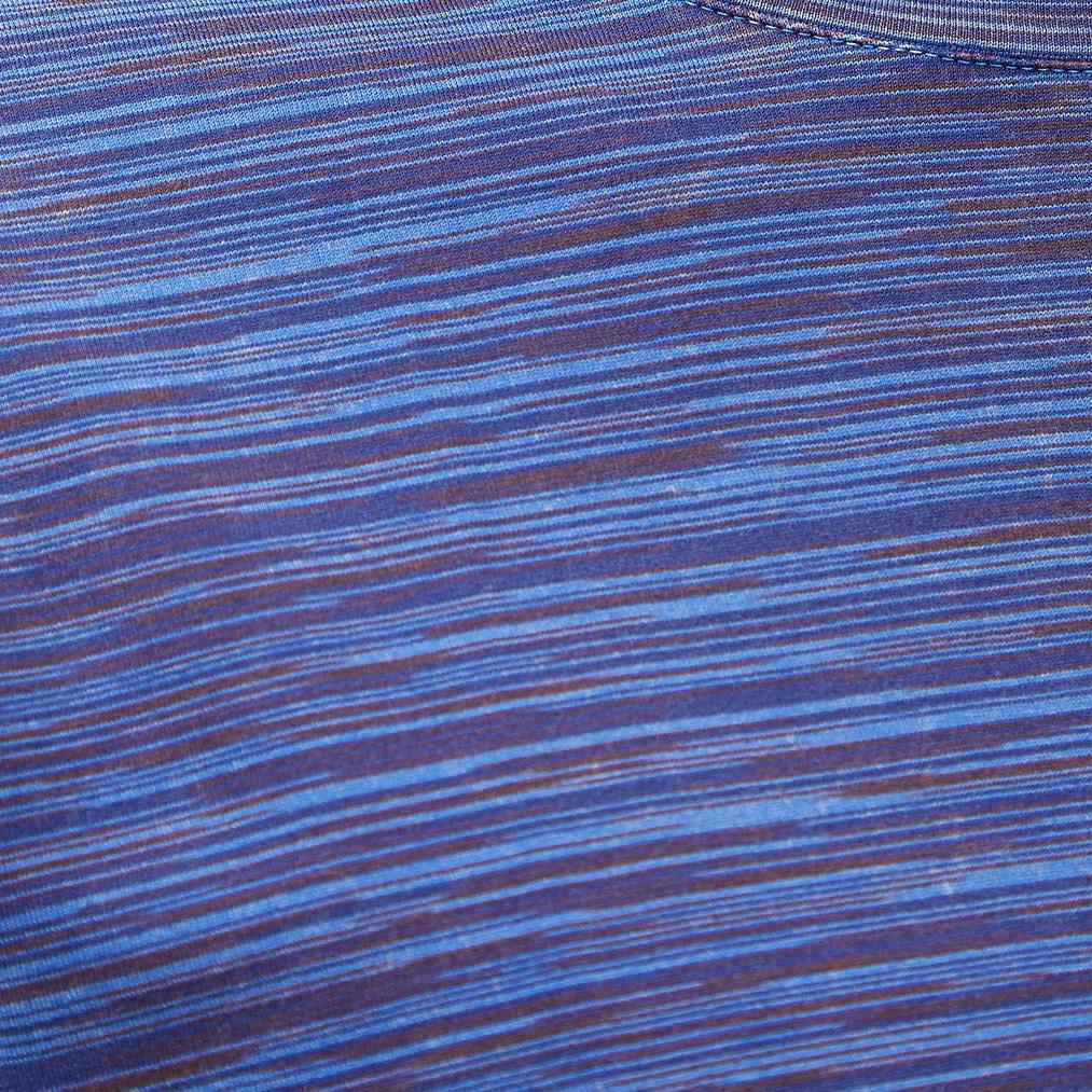 Missoni Blue Classic Stripe Polo T-Shirt Missoni