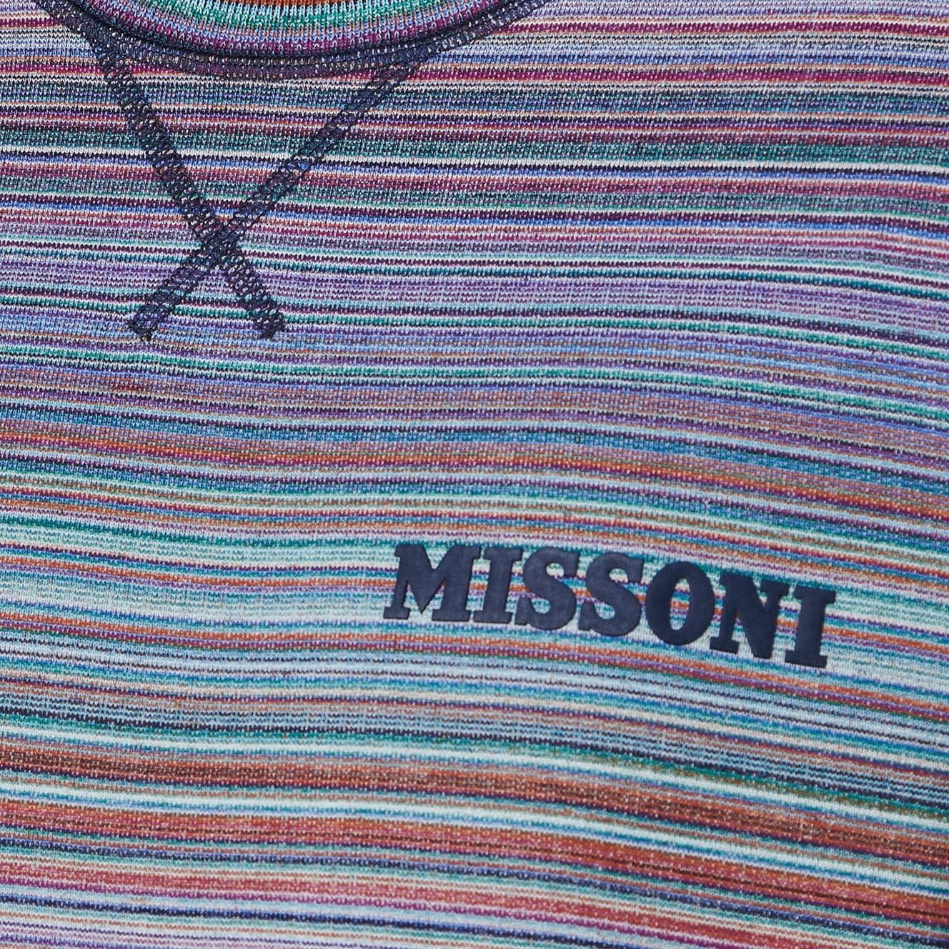 Missoni Multi Stripe Logo Sweatshirt Sweatshirt Missoni