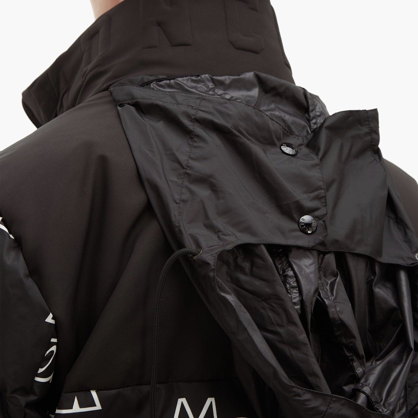 Moncler Faiveley Logo Print Quilted Down Jacket - DANYOUNGUK