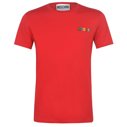 Moschino Red Logo T-Shirt T-Shirt Moschino 