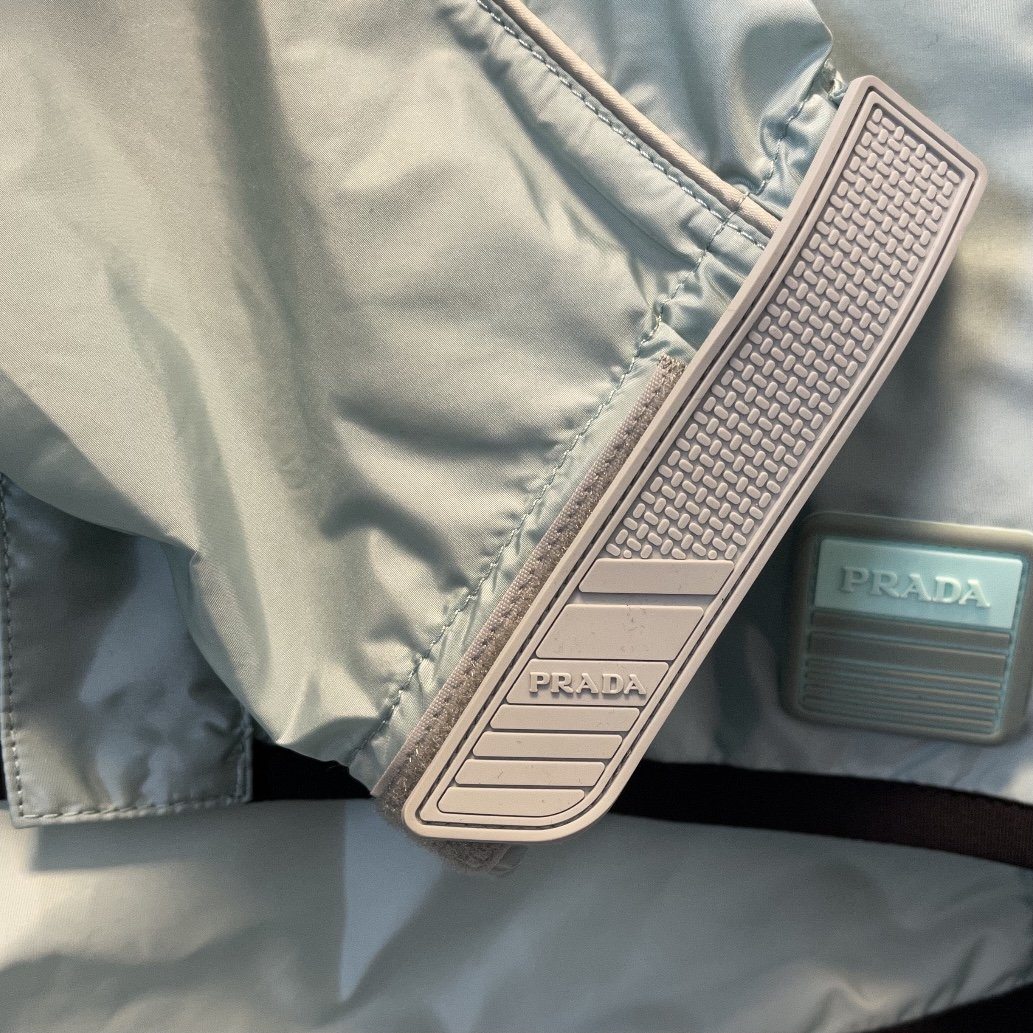 Prada Nylon Concealed Hood Jacket Jacket Prada