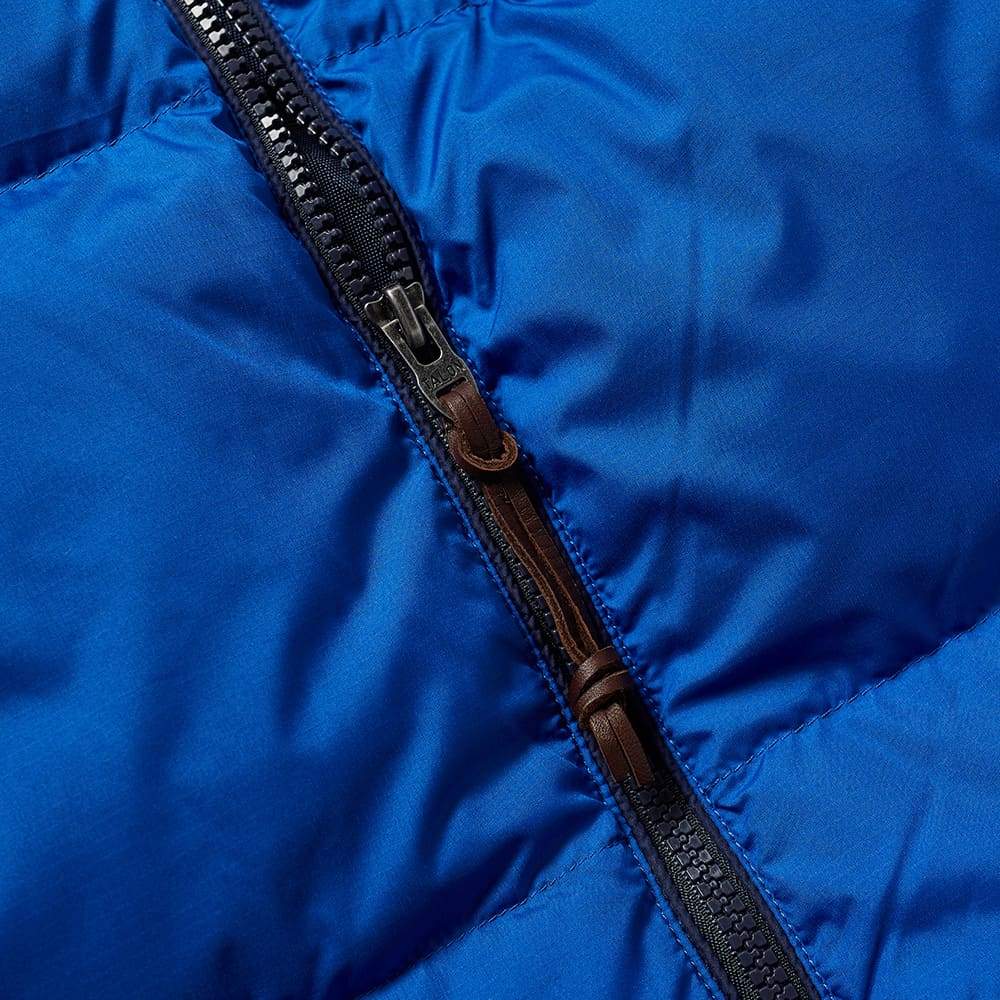 Ralph Lauren Blue Fleece Hood Down Jacket Coat Ralph Lauren