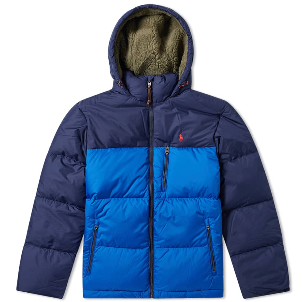 Hooded down jacket ralph lauren hotsell