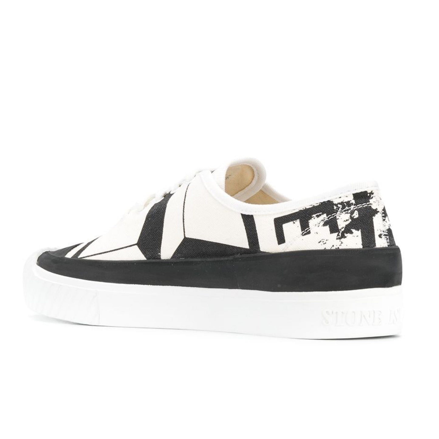 Stone Island 'All Over Logo' Canvas Trainers Trainers Stone Island