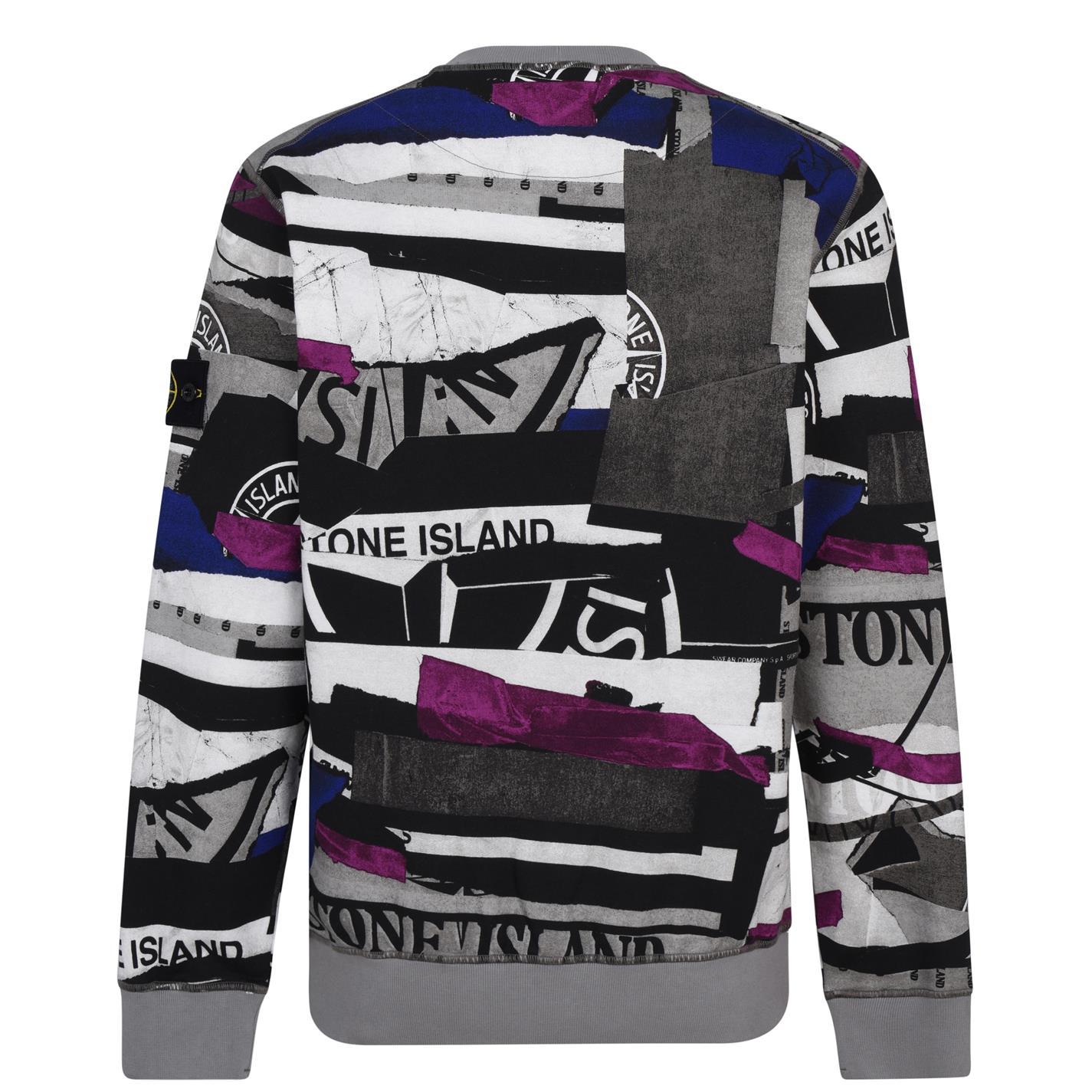 Stone Island All Over Print Sweatshirt Sweatshirt Stone Island
