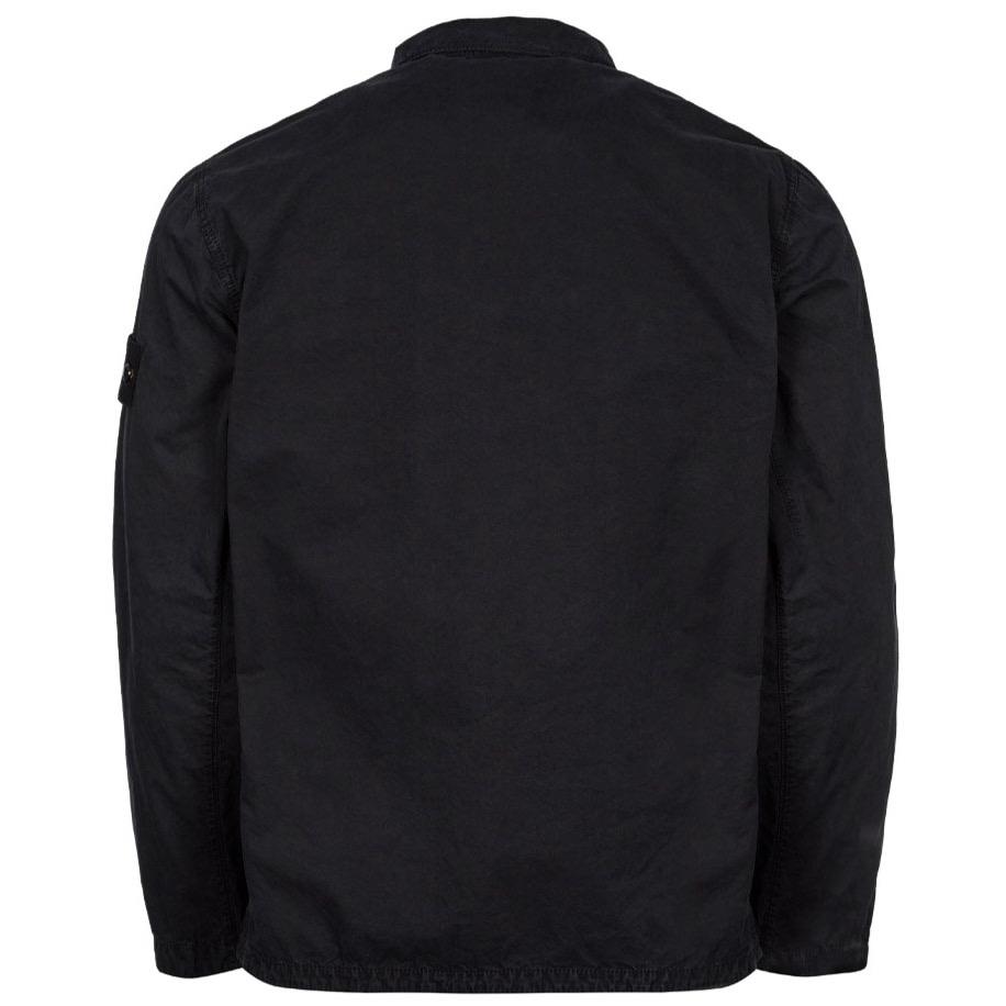 Stone Island Black Double Pocket Overshirt Overshirt Stone Island