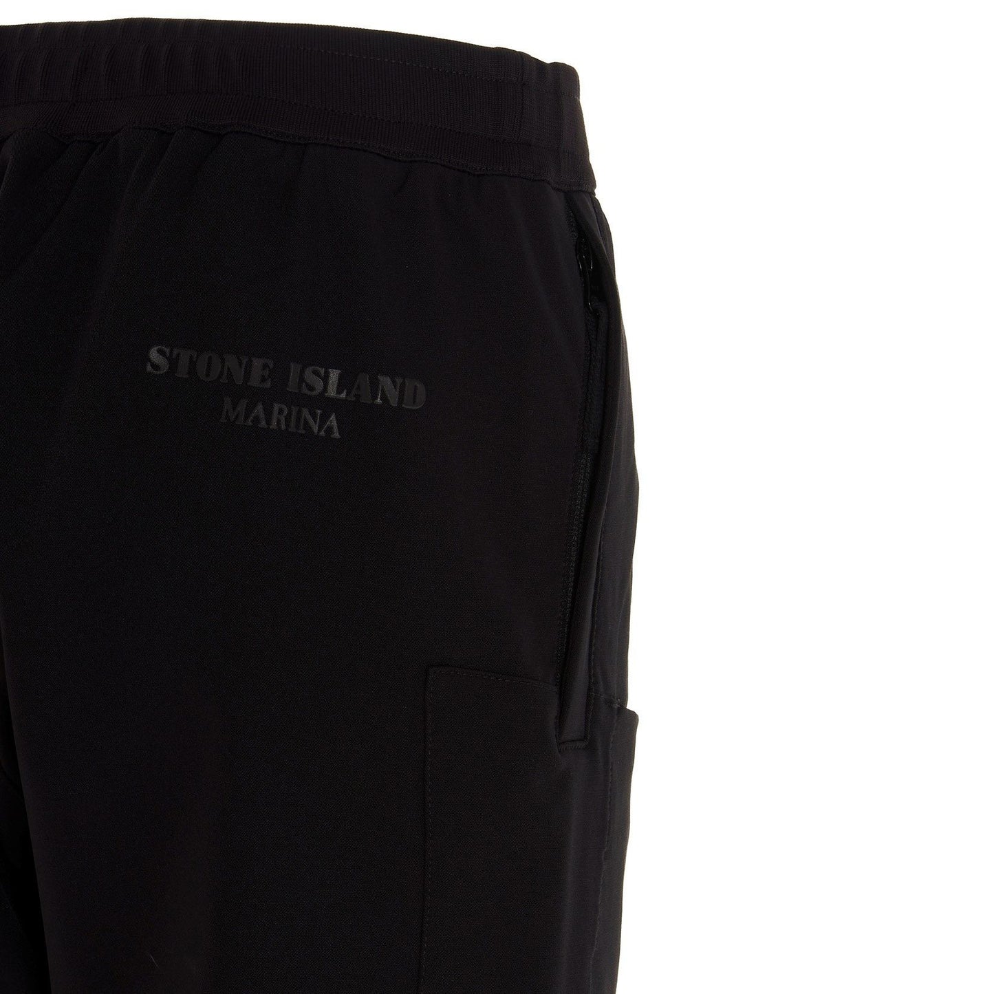 Stone Island Black Marina Cargo Pants Cargo Pants Stone Island