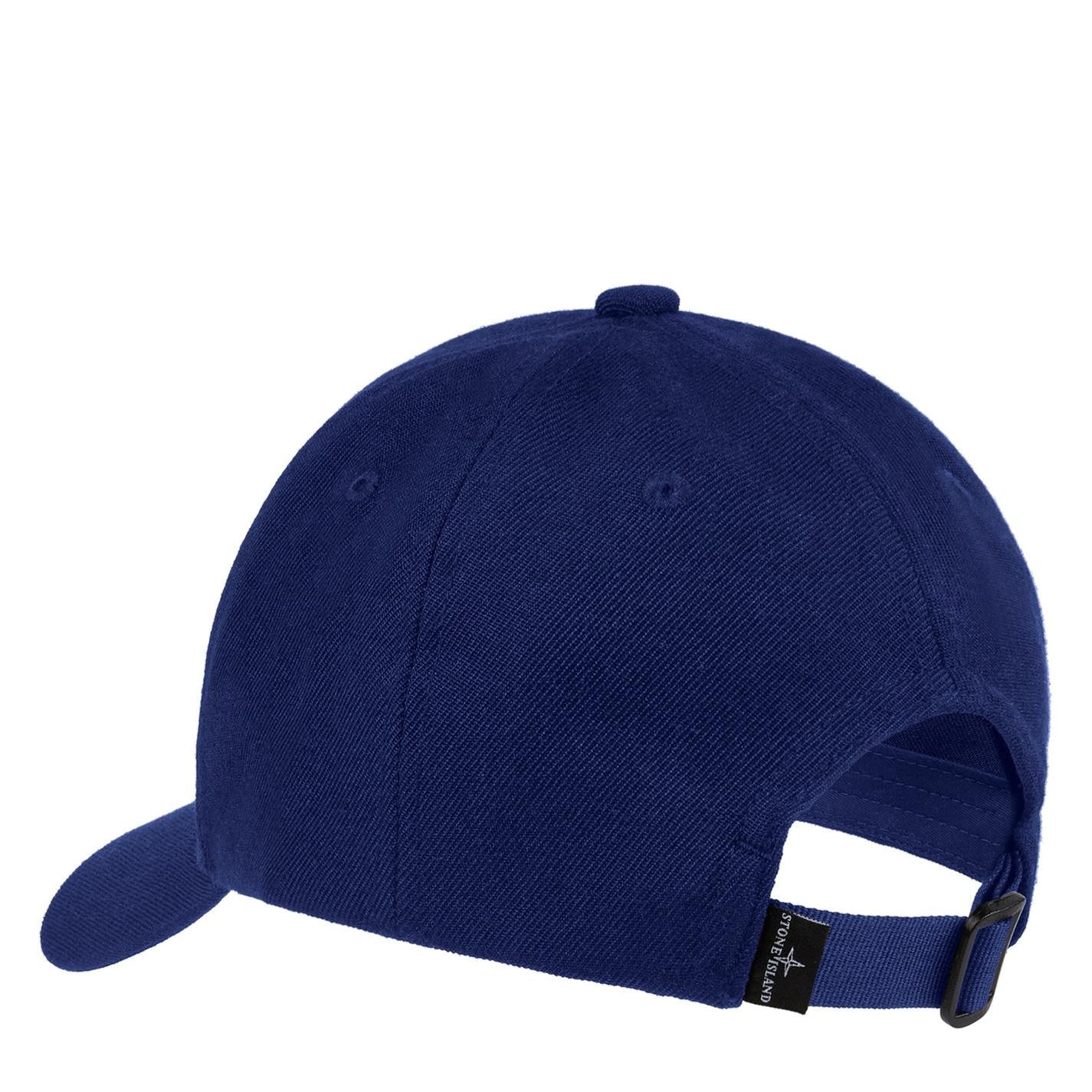 Stone Island Blue Embroidered Cap Cap Stone Island