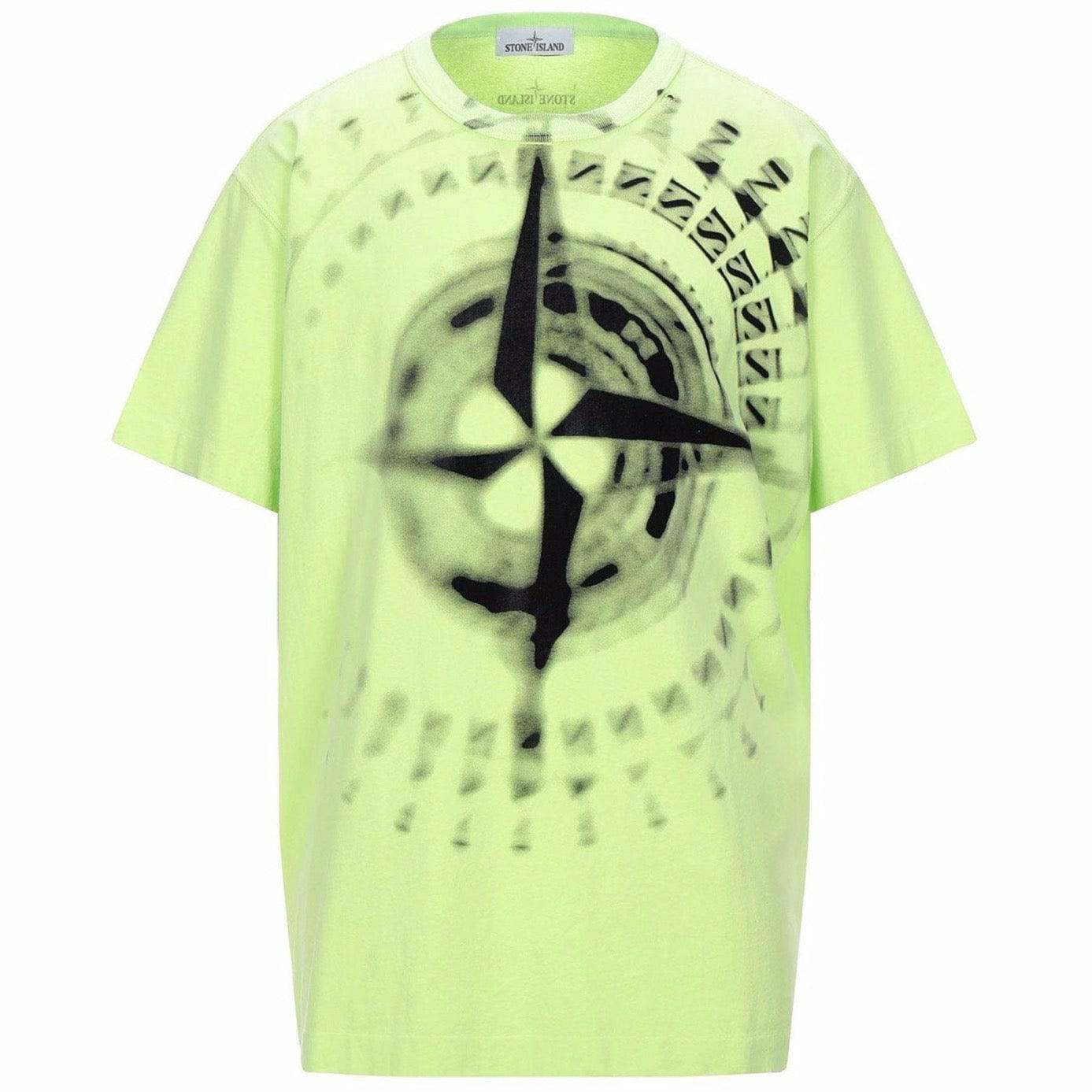 Stone Island Blur Compass Logo Tee