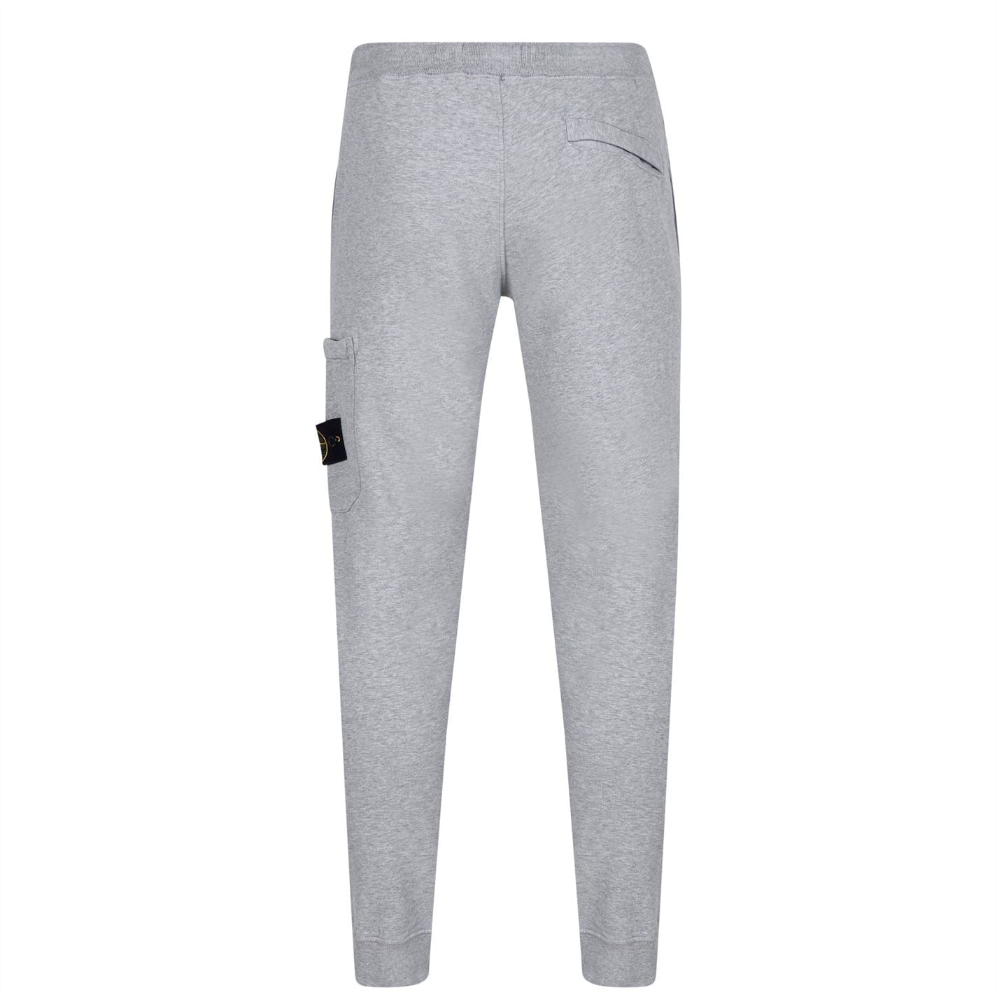 Stone Island Grey Cuffed Sweatpants Sweatpants Stone Island