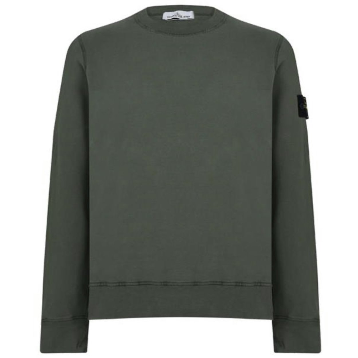 Stone island store khaki sweatshirt