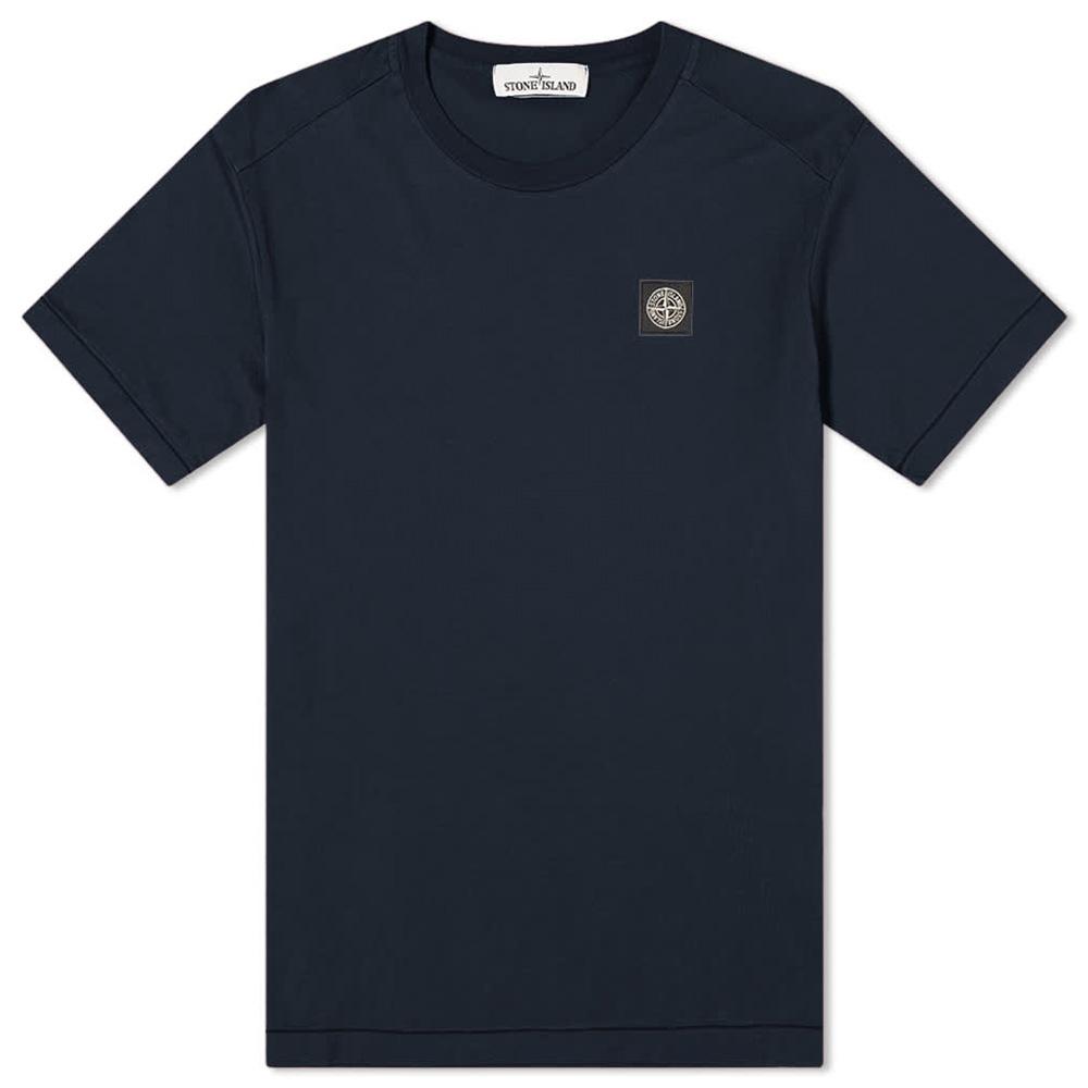 Stone Island Navy Patch Logo T-Shirt T-Shirt Stone Island