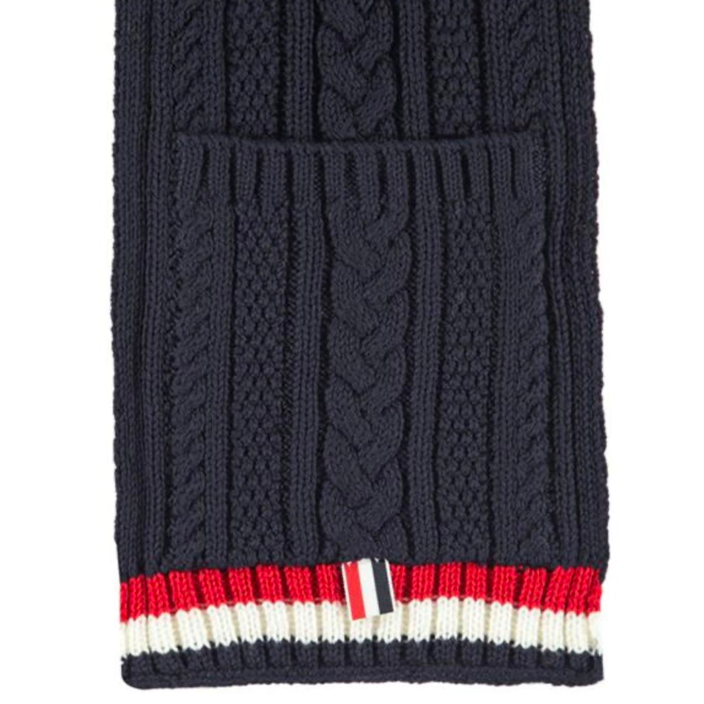 Thom Browne Cable Knit Scarf Scarf Thom Browne