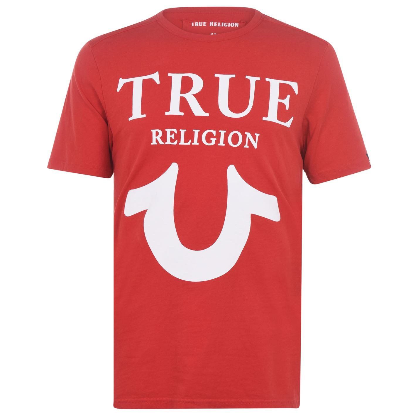 True Religion Red Logo T-Shirt – DANYOUNGUK