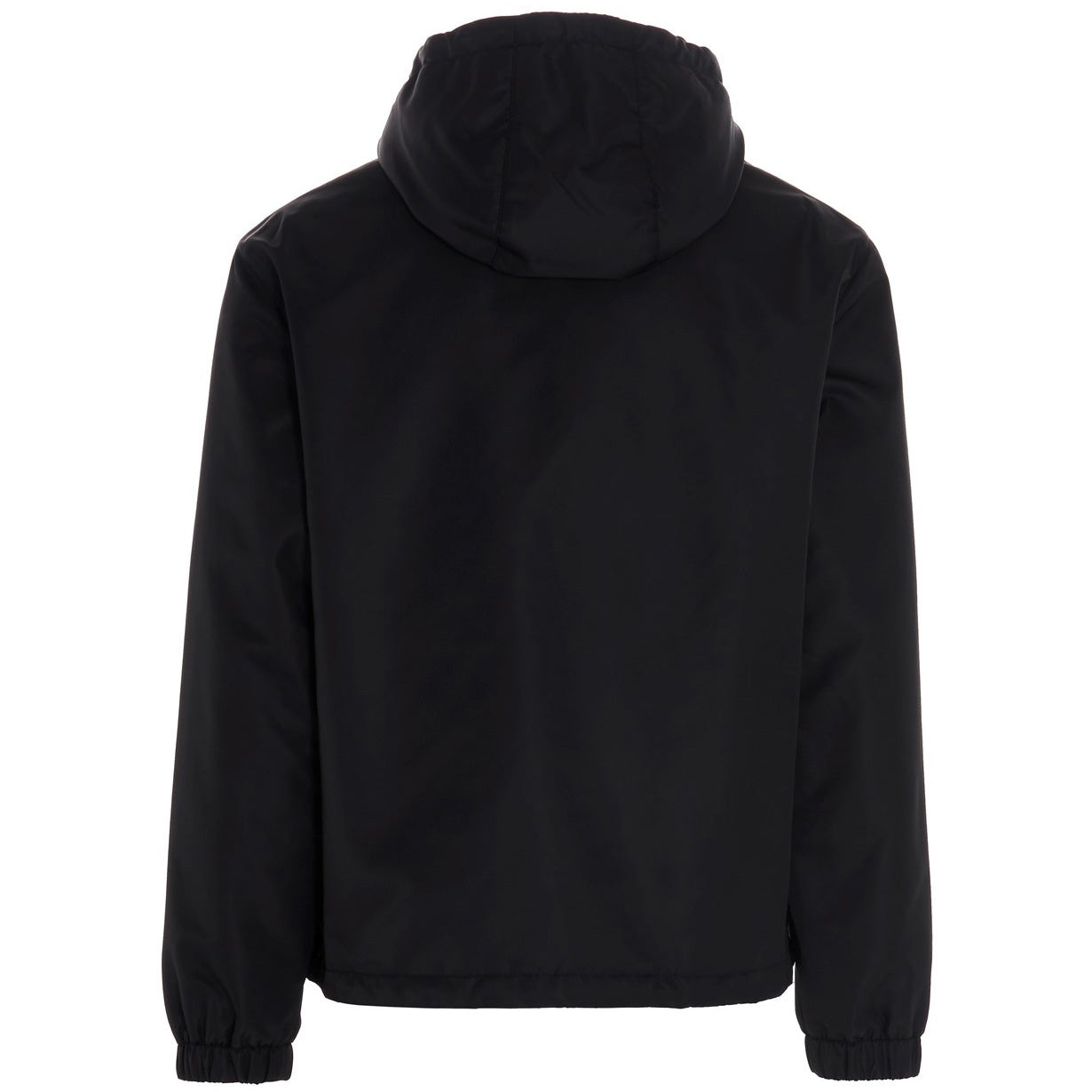 Valentino Black Hooded Logo Windbreaker Jacket Valentino