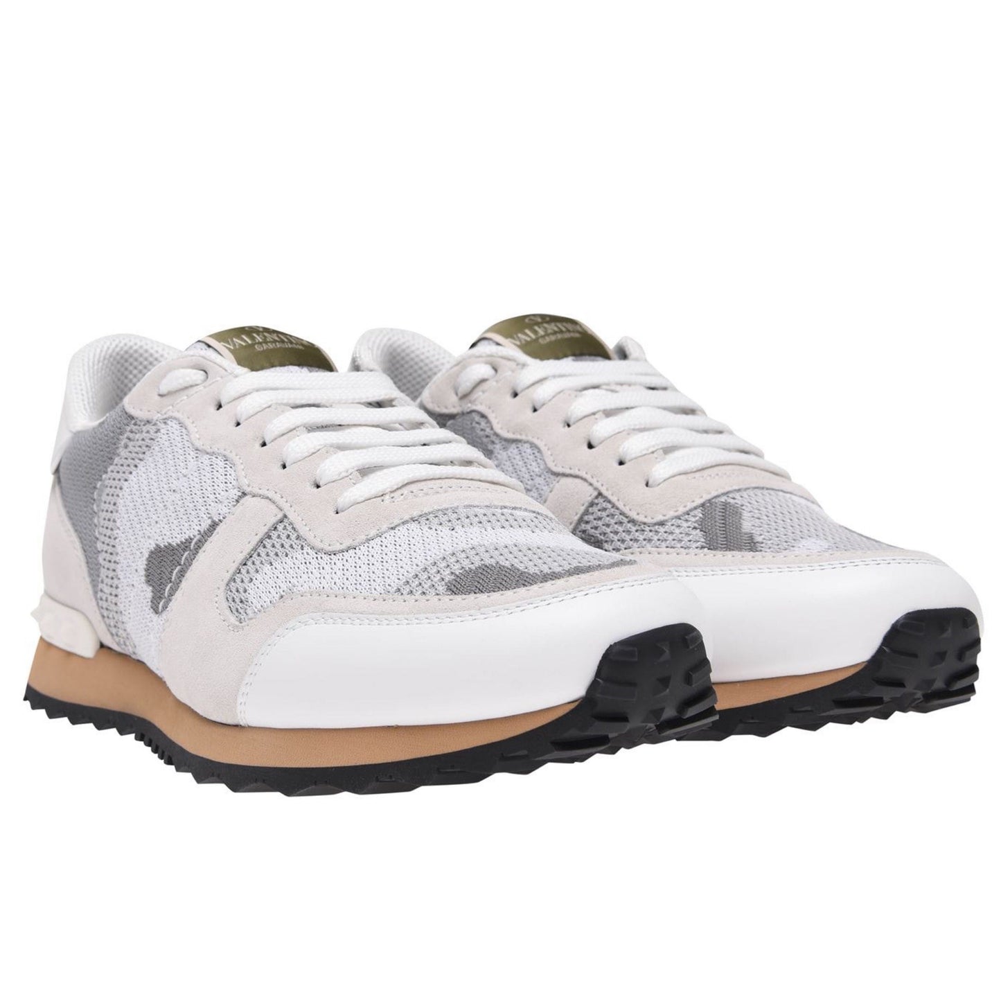 Valentino Mesh Camouflage Rockrunners Trainers Valentino