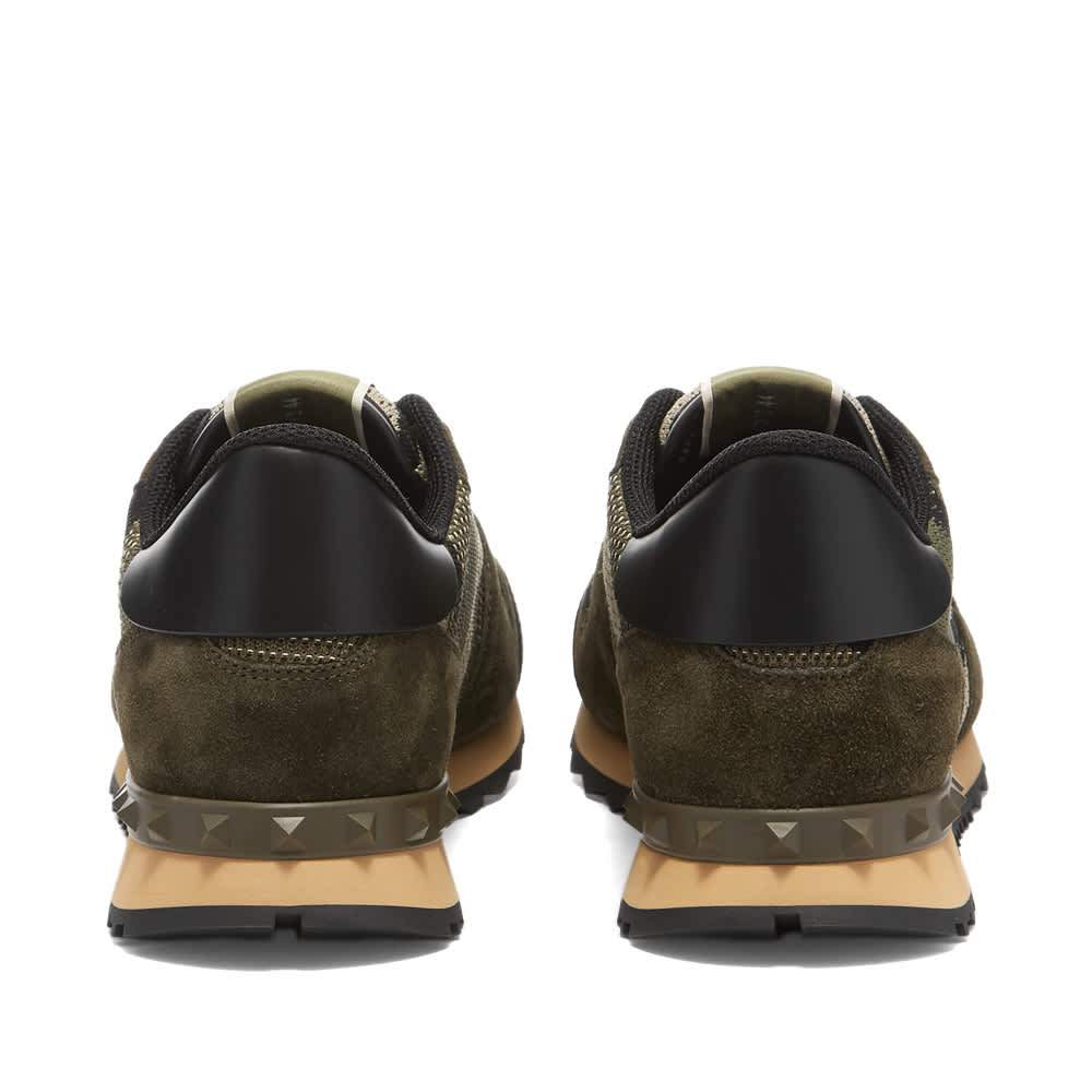 Valentino Mesh Camouflage Rockrunners Trainers Valentino