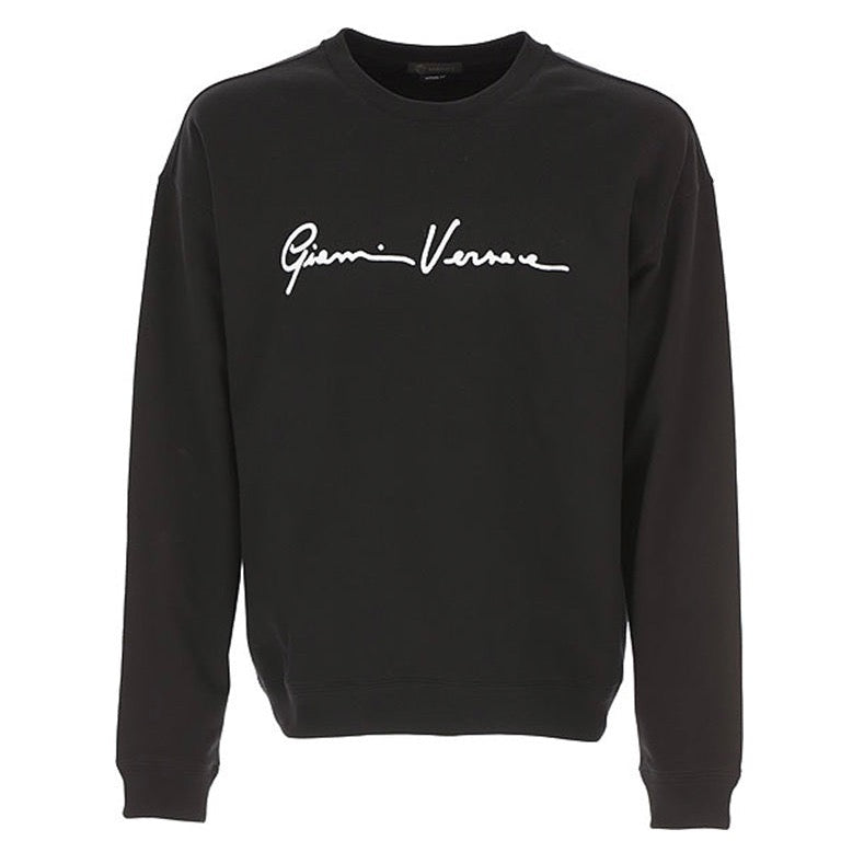 Versace Black Logo Sweatshirt Sweatshirt Versace