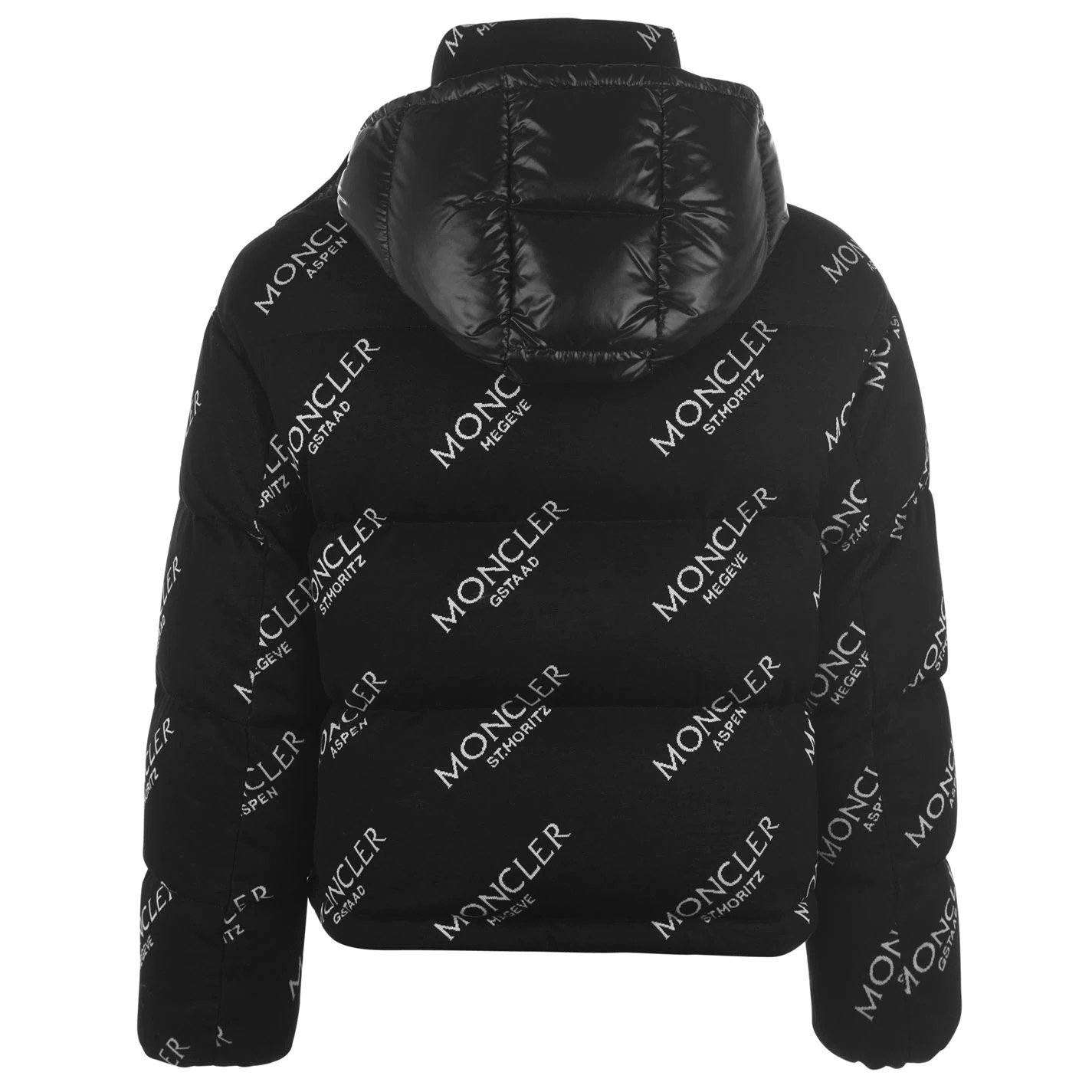Womens Moncler Caille Logo Down Coat Womens Coat Moncler