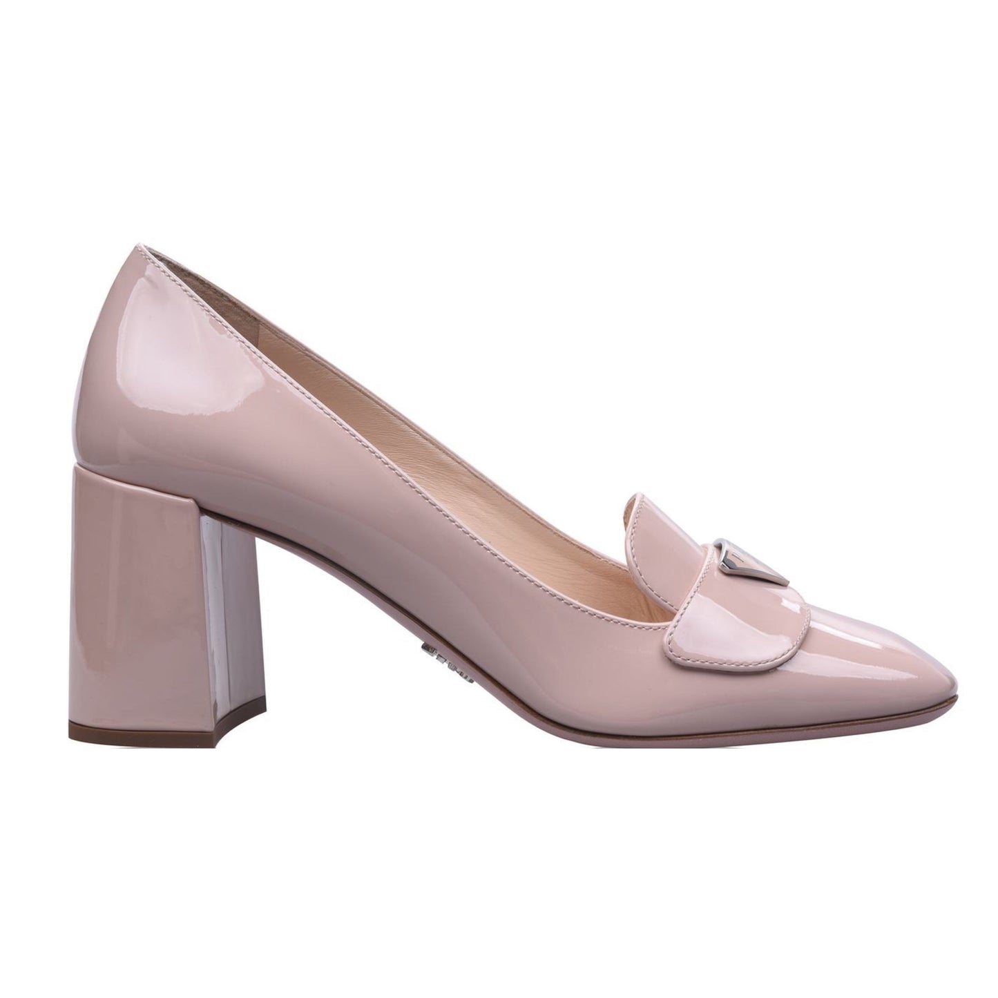 Womens Prada Pink Logo Heels Womens Sliders Prada