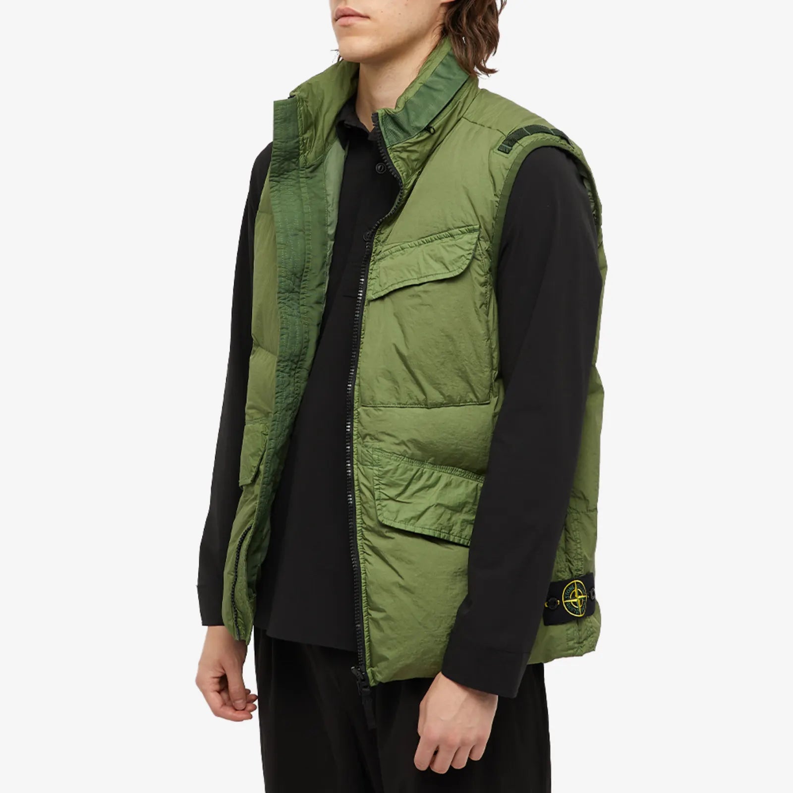 Stone Island Crinkle Reps Bodywarmer - DANYOUNGUK