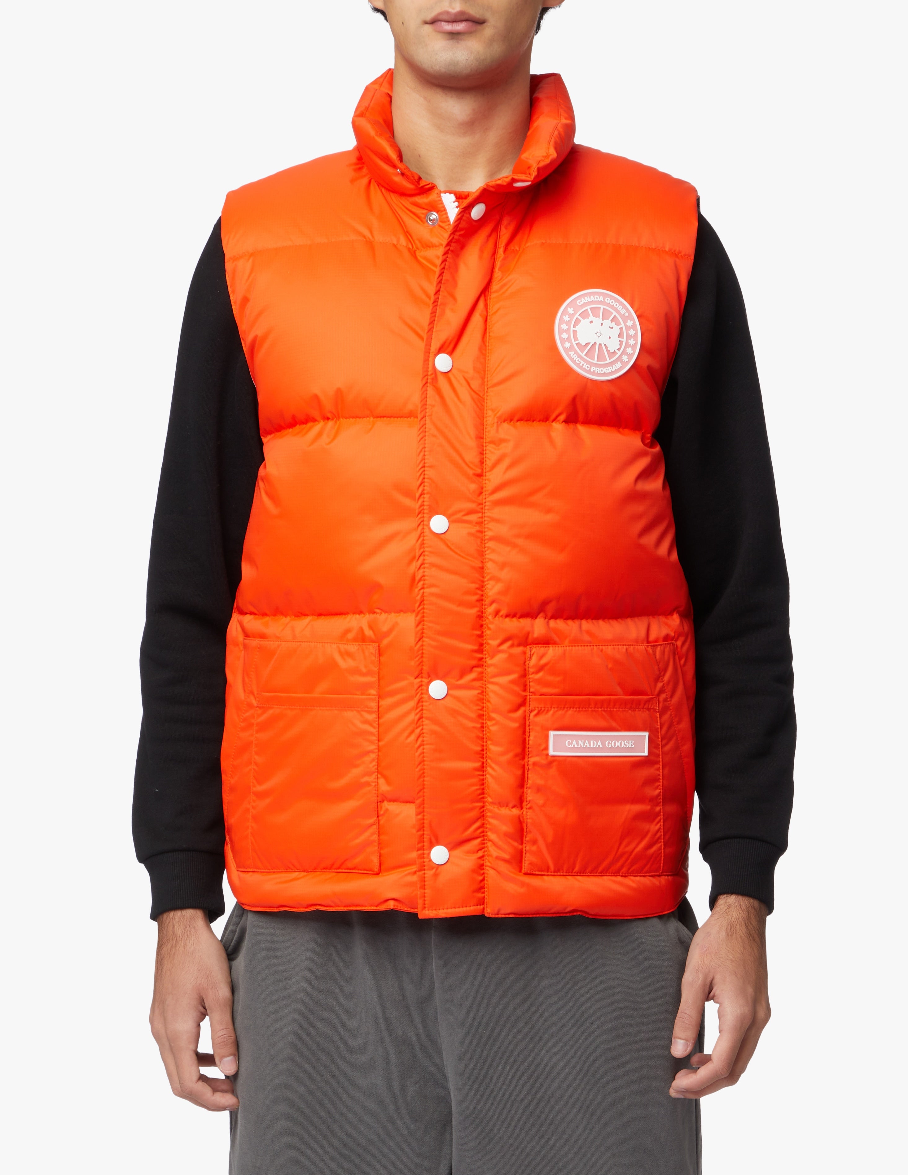 Canada goose sales orange puffer