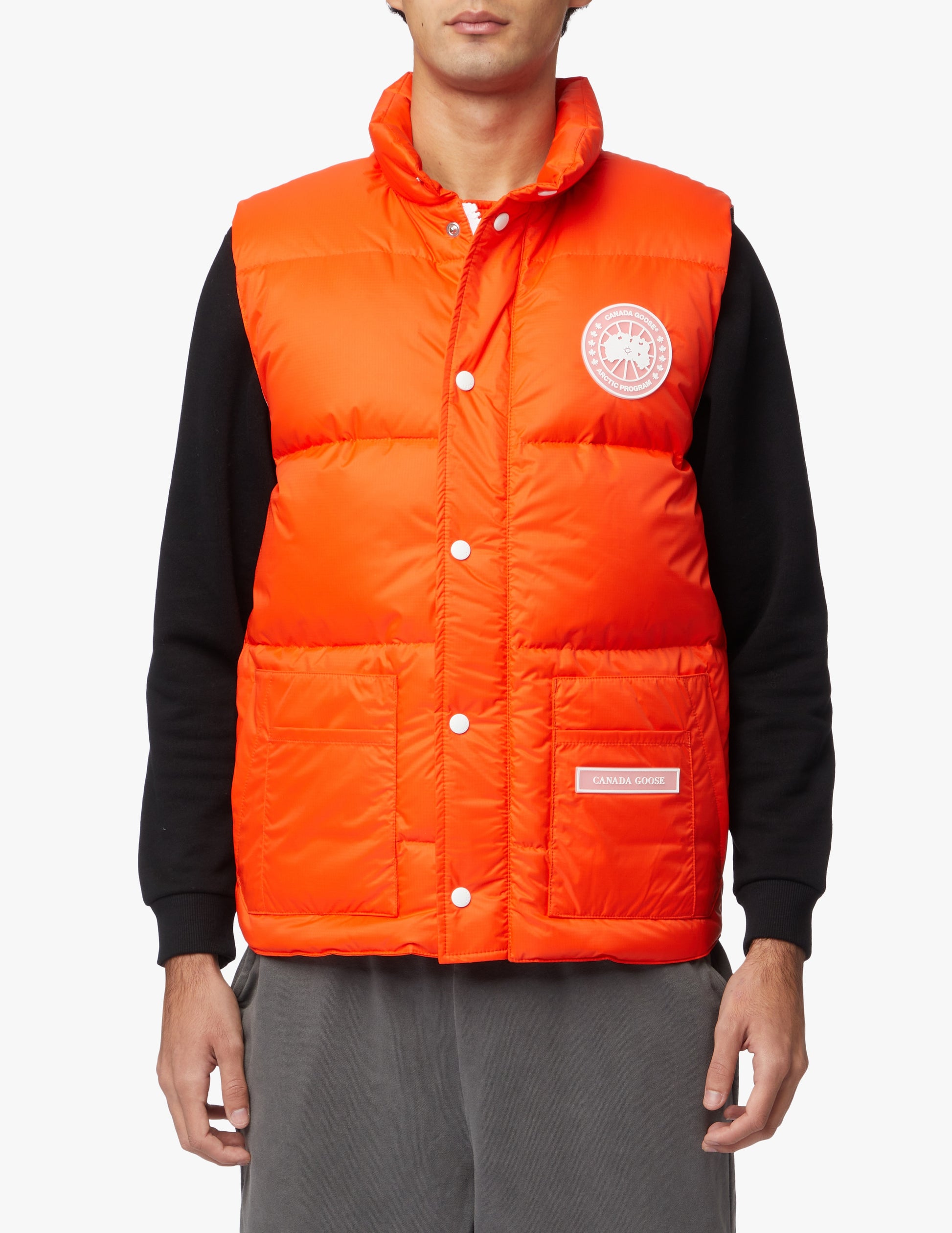 Canada Goose Orange Freestyle Vest - DANYOUNGUK