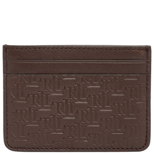 Ralph Lauren Brown Leather Card Holder