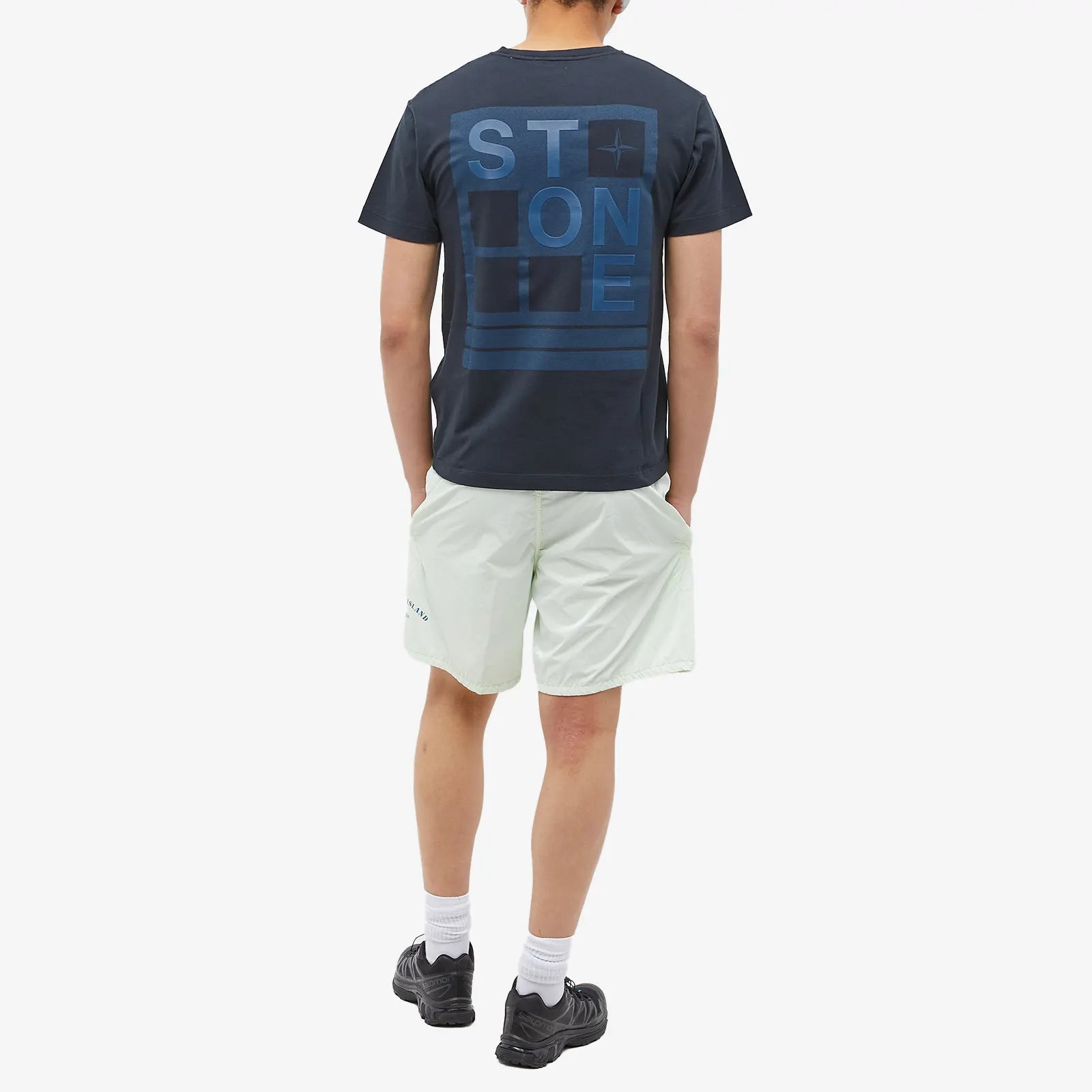 Stone Island Abbrevaiation Graphic T-Shirt - DANYOUNGUK