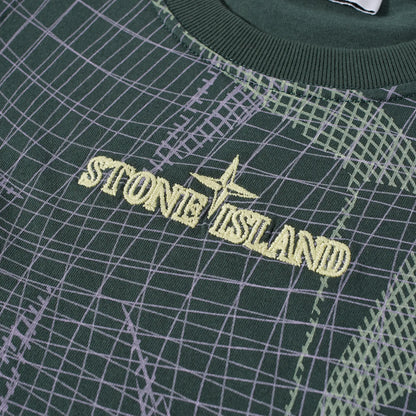 Kids Stone Island Compass Print T-Shirt - DANYOUNGUK