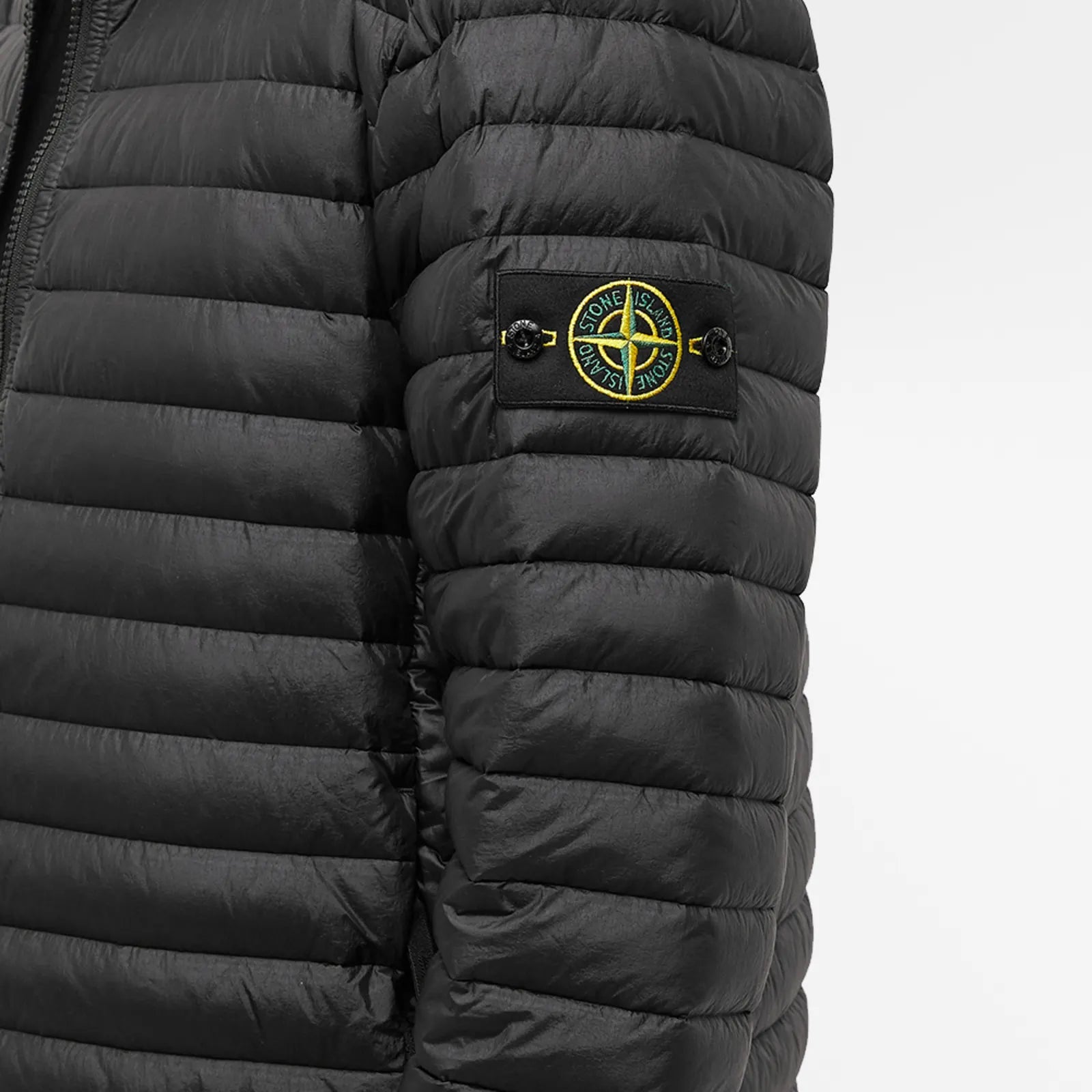 Stone island puffer jacket black hotsell