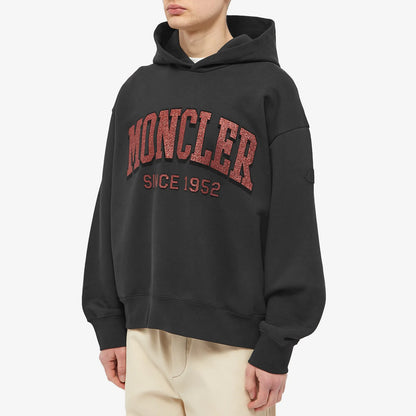 Moncler Arch Logo Black Hoodie - DANYOUNGUK