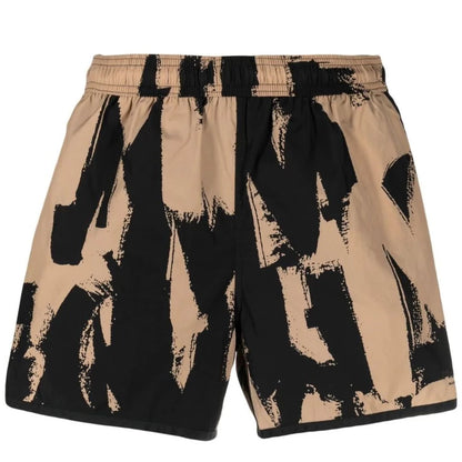 Alexander McQueen Graffiti Logo Swimshorts - DANYOUNGUK