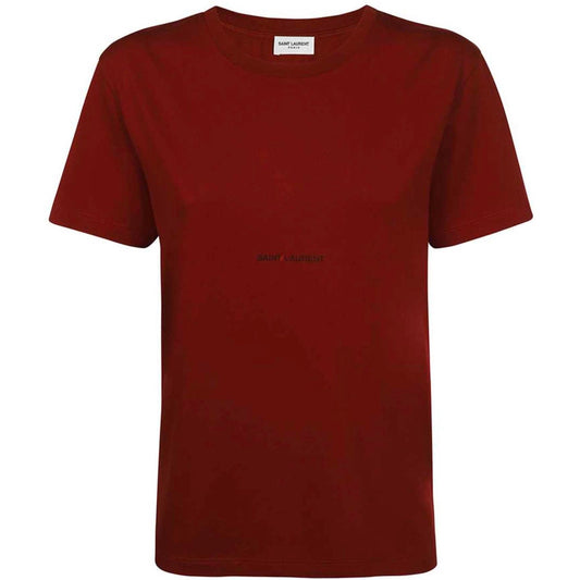 Womens Saint Laurent Red T-Shirt - DANYOUNGUK