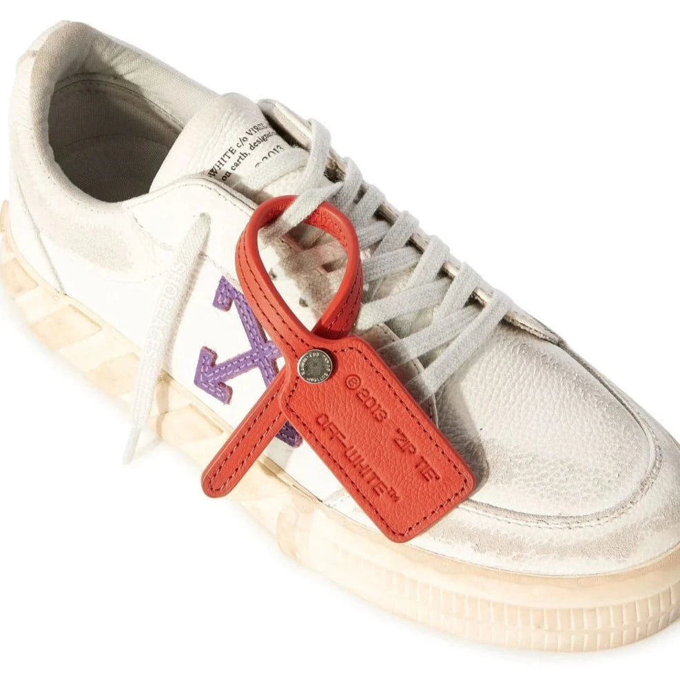 Off white top red trainers