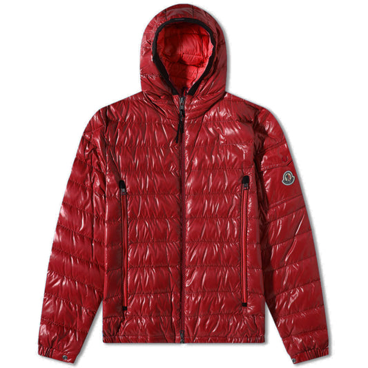 Moncler Red Galion Hooded Down Jacket - DANYOUNGUK