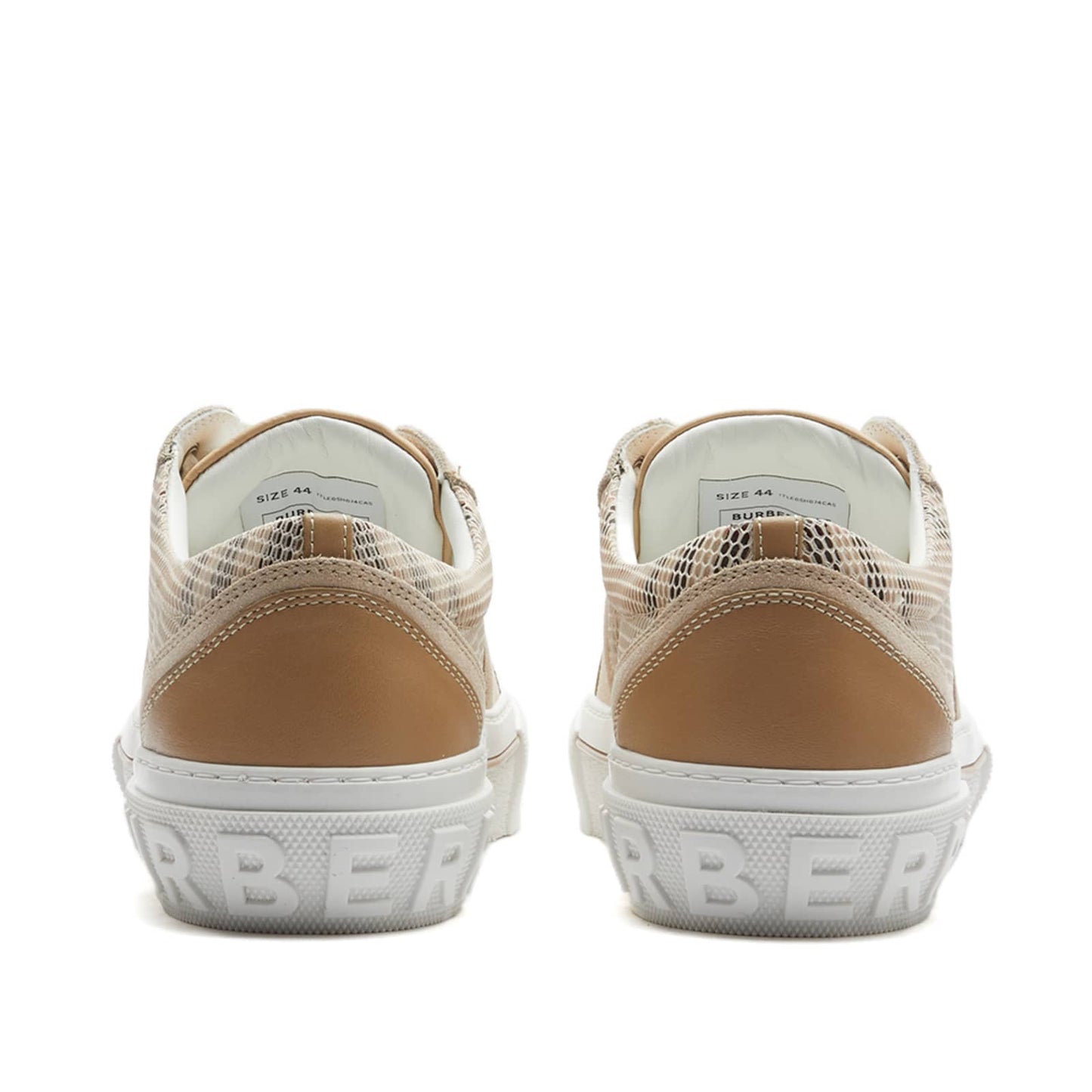 Burberry Kai Overlay Check Trainers