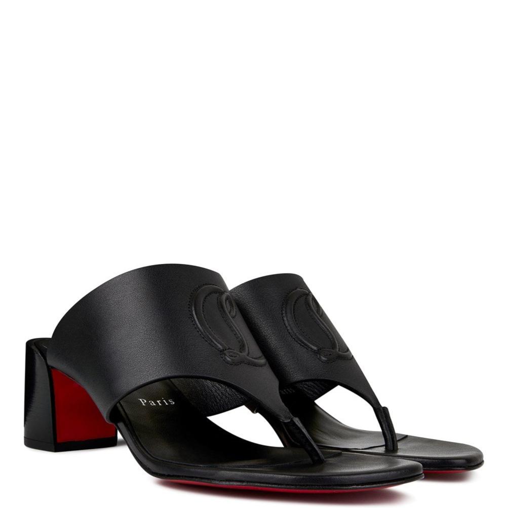 Christian Louboutin Tongamule Leather Sandals