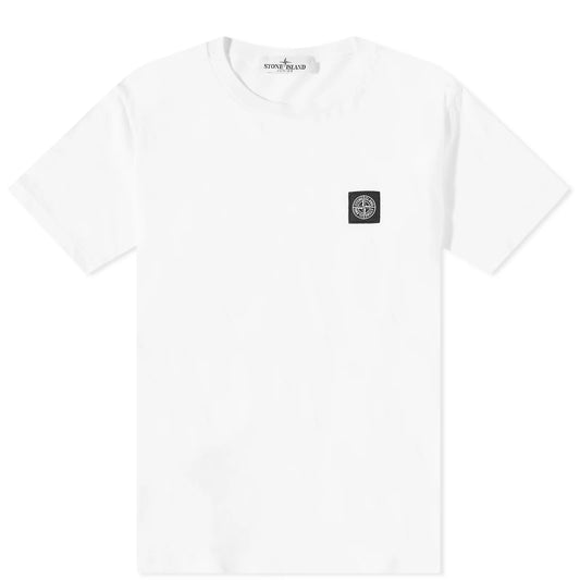 Kids Stone Island White Patch T-Shirt - DANYOUNGUK