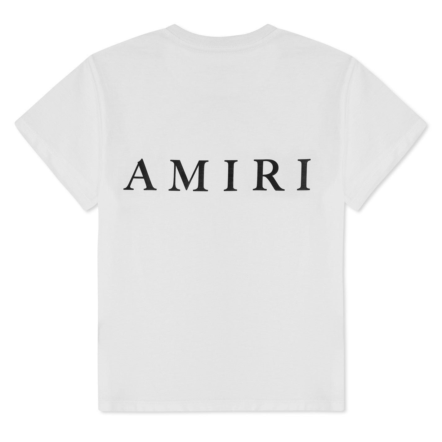 Kids Amiri White Logo T-Shirt - DANYOUNGUK