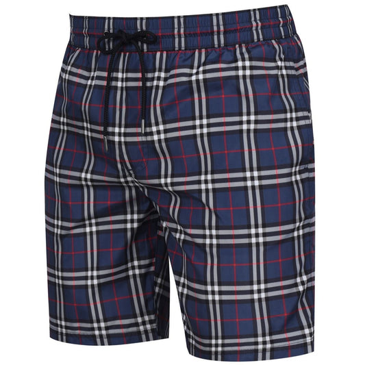 Burberry Navy Vintage Check Swimshorts