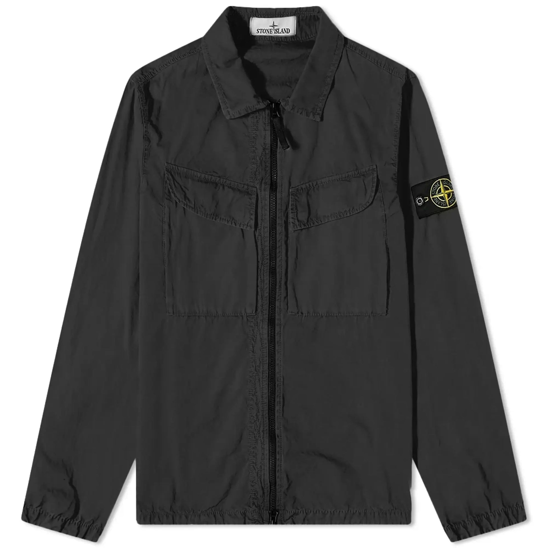 Stone island quarter zip overshirt sales