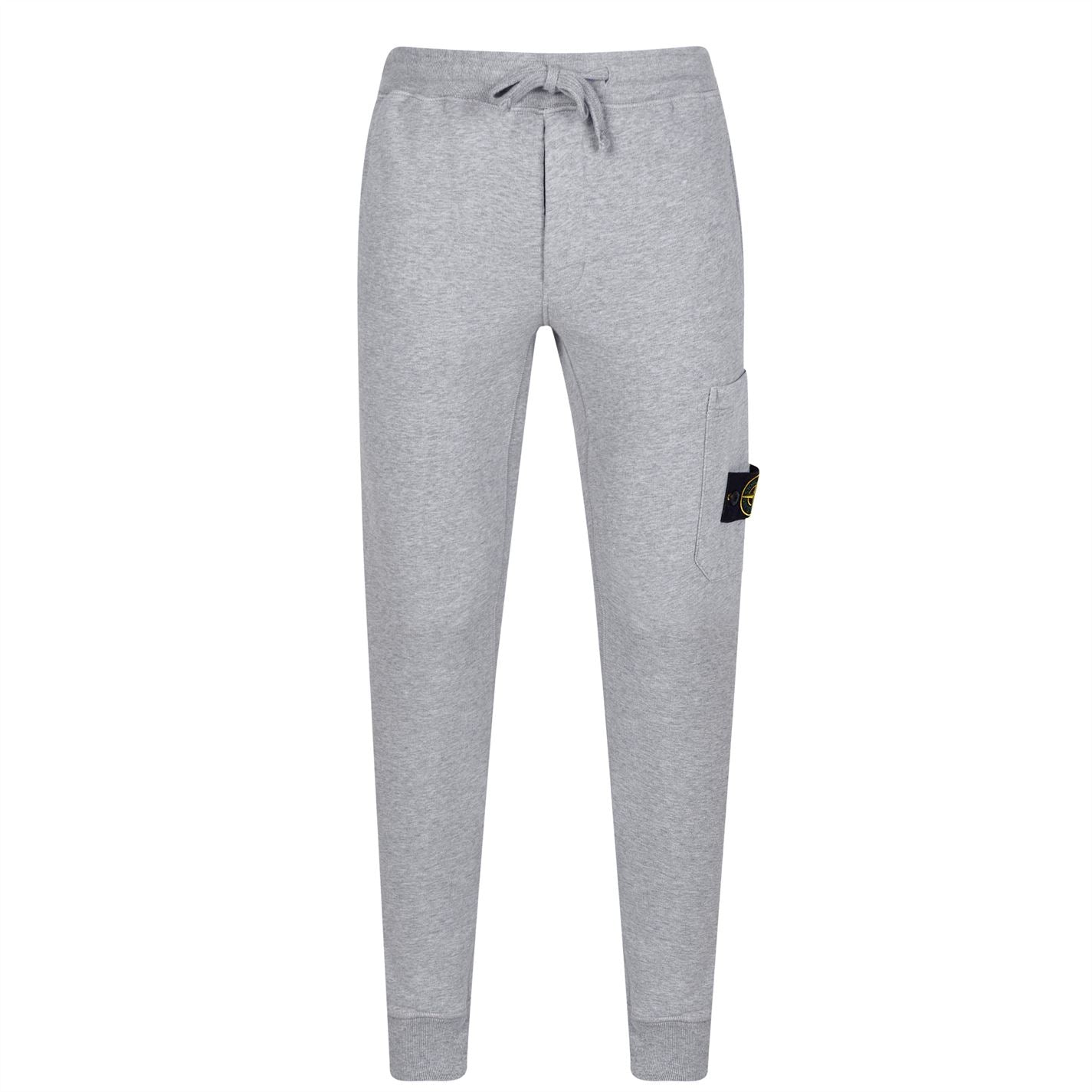Stone Island Grey Cuffed Sweatpants - DANYOUNGUK