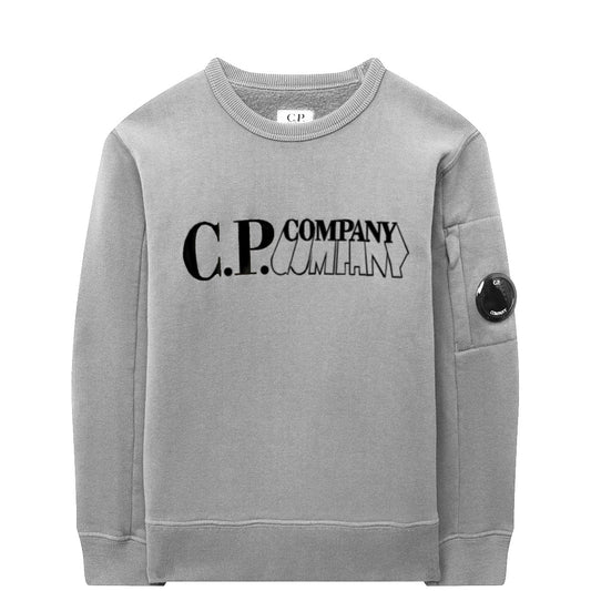 Kids CP Company Grey Lens Sweatshirt - DANYOUNGUK