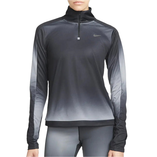 Womens Nike Dri-FIT Swoosh Printed Quarter Zip