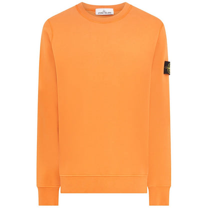 Stone Island Orange Garment Dyed Sweatshirt - DANYOUNGUK