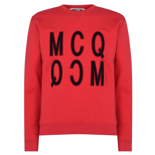 MCQ Alexander McQueen Velvet Logo Sweatshirt - DANYOUNGUK
