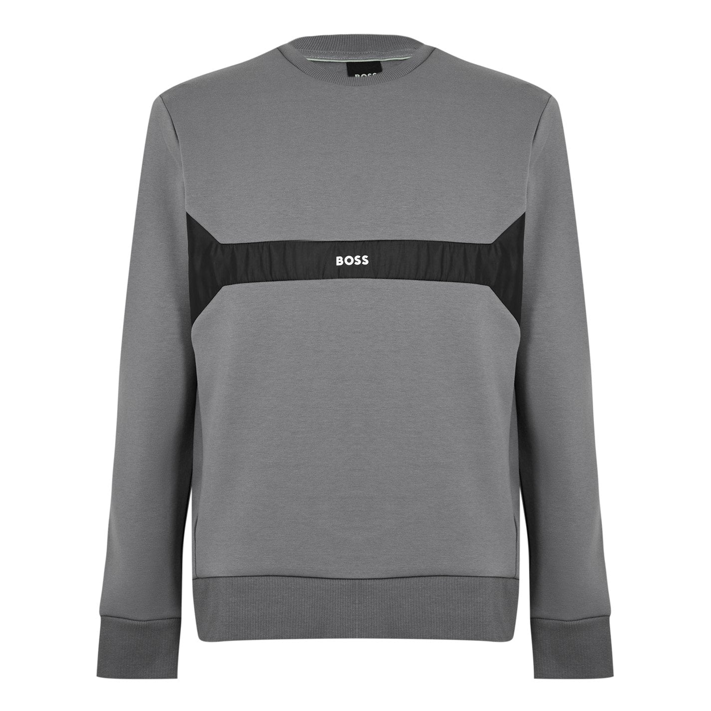 BOSS Grey Small Logo Sweatshirt